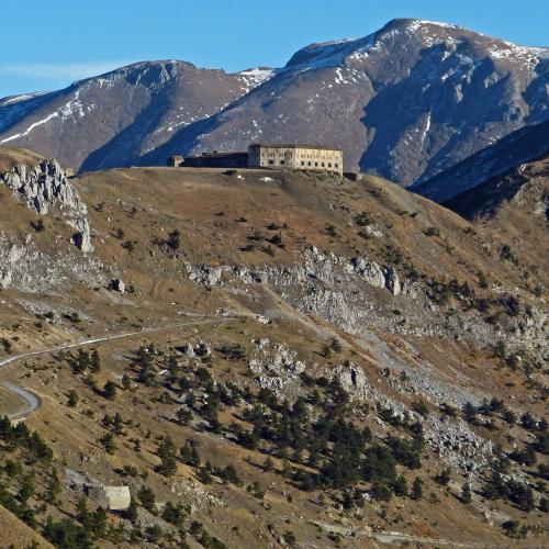 Le fort central au col de Tende © L. Malthieux / PnM