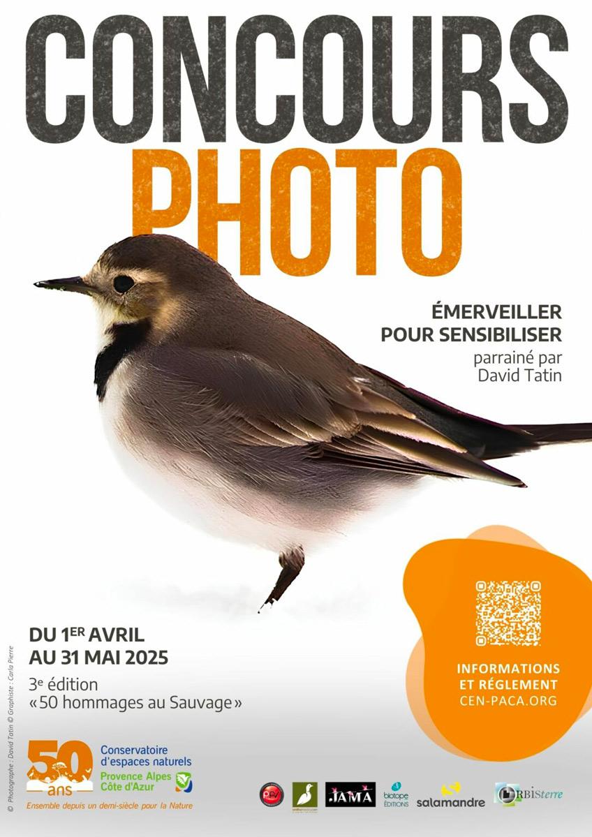 Affiche concours photo CEN PACA 2025