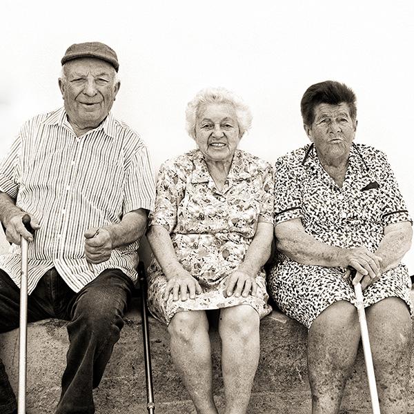 Trio de nonagénaires de Roubion