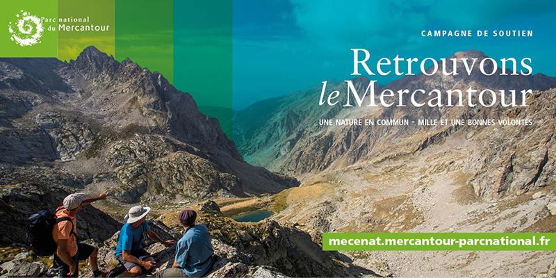 Visuel campagne de mécénat : Retrouvons le Mercantour