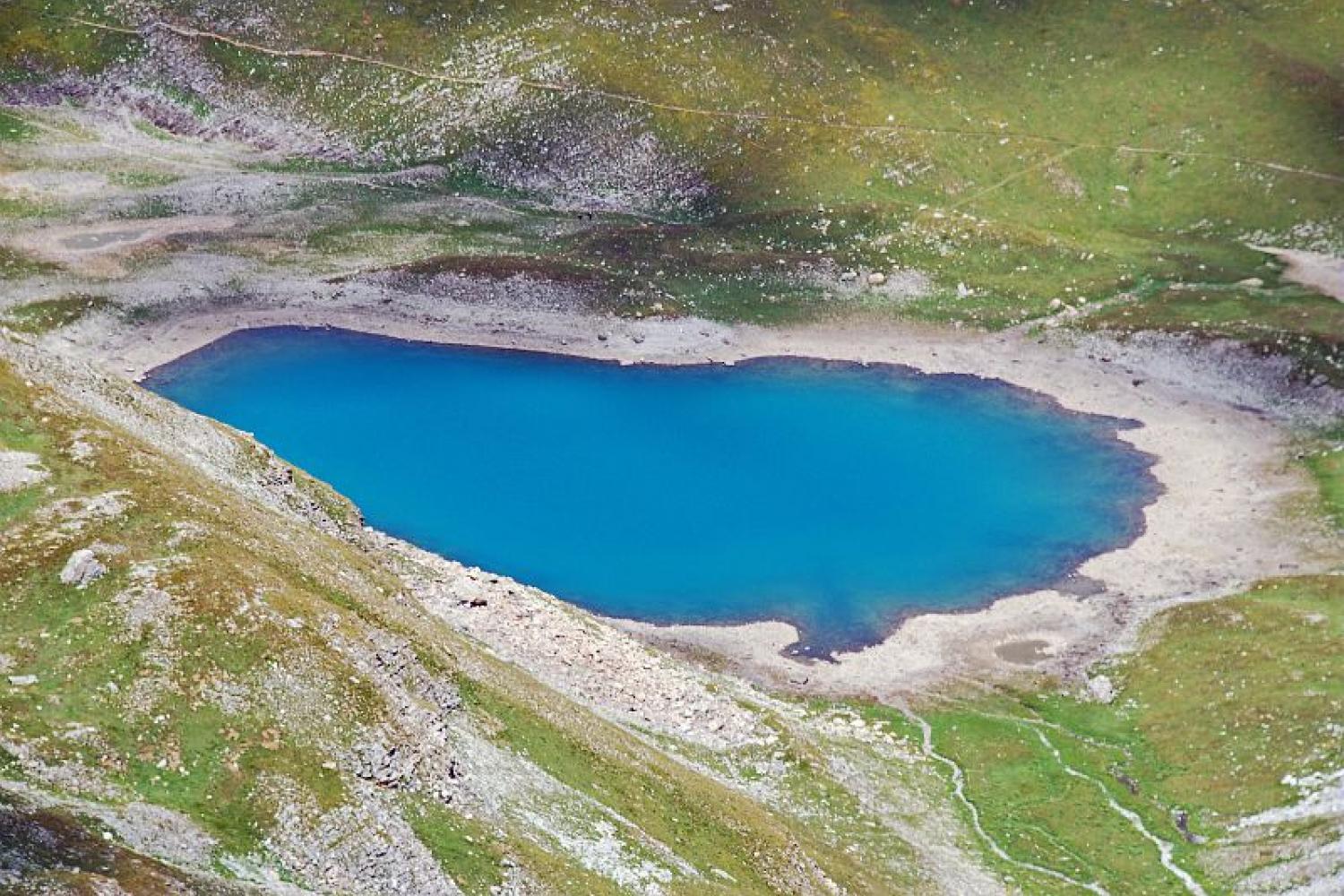 Le lac de Derrière la Croix dans le Lauzanier - Vallée de l'Ubaye © F. Breton / PnM