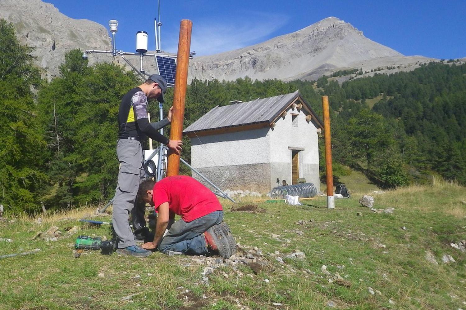 Installation de la station météo