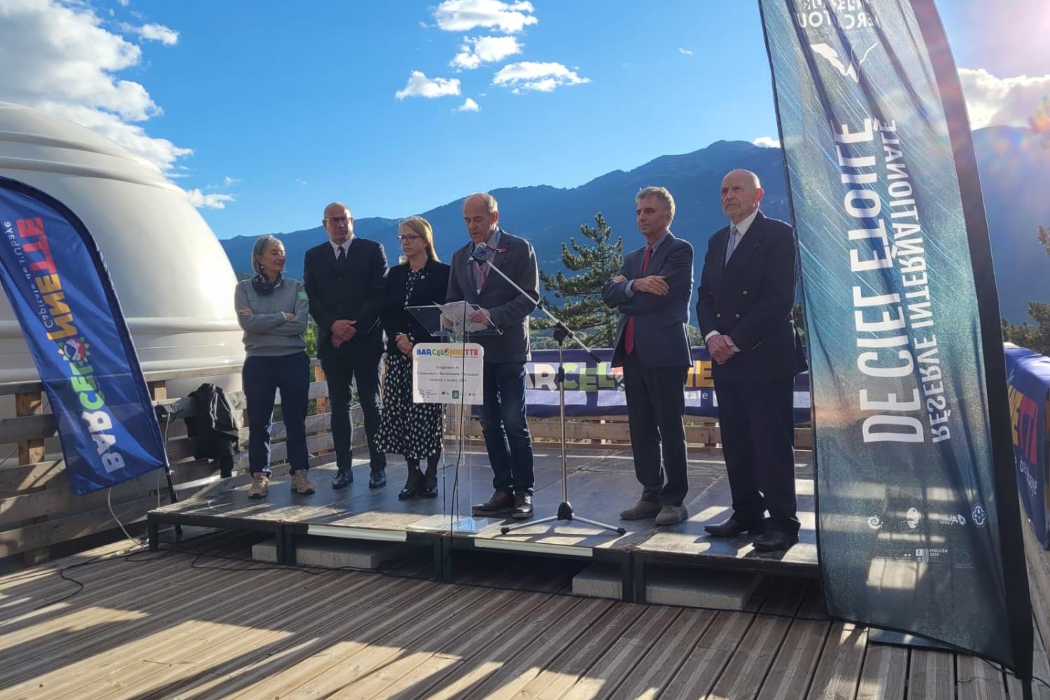 Inauguration de l'observatoire à Barcelonnette © M. Barrel / PnM