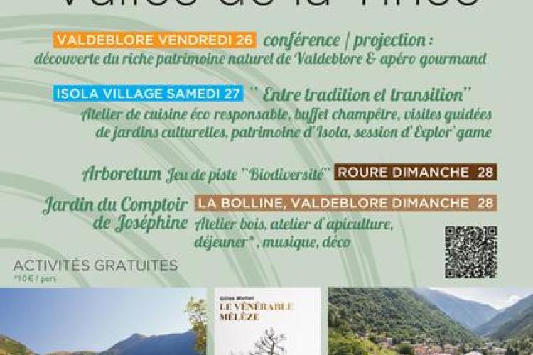 6ème week-end écotourisme Mercantour Tinée_Isola - Affiche 6ème week-end écotourisme Mercantour Tinée